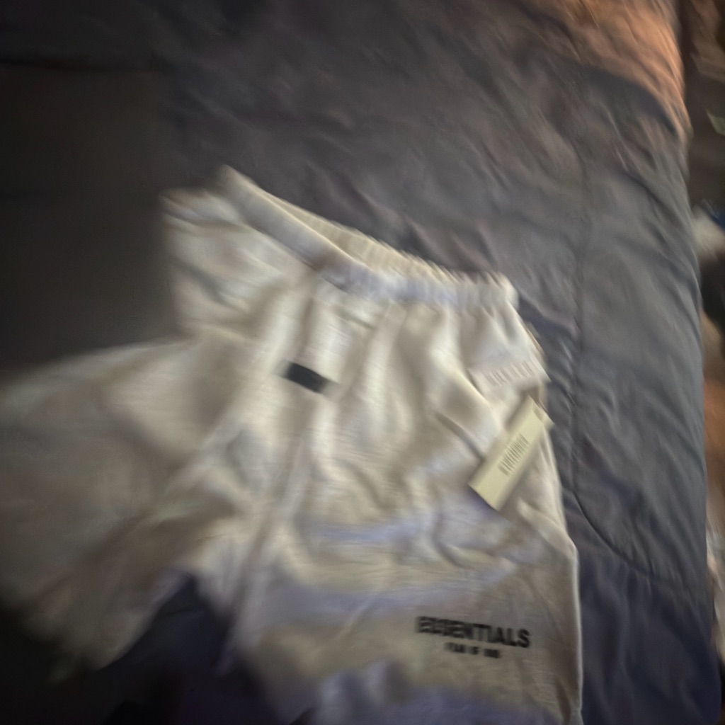 Pacsun Men’s Cream Essentials Logo Athletic Shorts